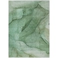 thumbnail image 5 of 10' X 14' Green And Sage Abstract Washable Indoor Outdoor Area Rug, 5 of 5