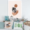thumbnail image 3 of Designart 'Abstract Tropical Monstera Shapes and Leaves' Modern Framed Art Print, 3 of 4