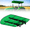 Green, variant on BERPET Tractor Canopy for ROPS 53" x 53" - Red - Heavy Duty UV-Resistant Shade Roof for Tractors & Mowers - Fits 2" x 3" ROPS Frames
