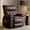 Café Brun, variante sur Bingirl Fauteuil Inclinable Manuel Surdimensionné Confortable et Paresseux en Similicuir PU pour la Détente