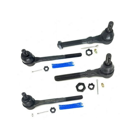 Tie Rod End Kit - 4 Piece - Compatible with 1997 - 2003 Ford F-150 RWD 1998 1999 2000 2001 2002