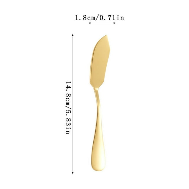Spatule en Acier Inoxydable pour Tartinade au Fromage à la Crème Spatule Spatule au Fromage Spatule Occidentale pour Décorer la Crème Spatule en Acier Inoxydable