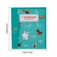 thumbnail image 3 of LEEYNEER Tangram Puzzle Magnetic Pattern Block Book Road Trip Game Educational Toy, 3 of 8
