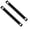 Black, variant on 2Pcs Tree Support Strap 3.8x40cm Heavy Duty Nylons Plant Tie with Grommets