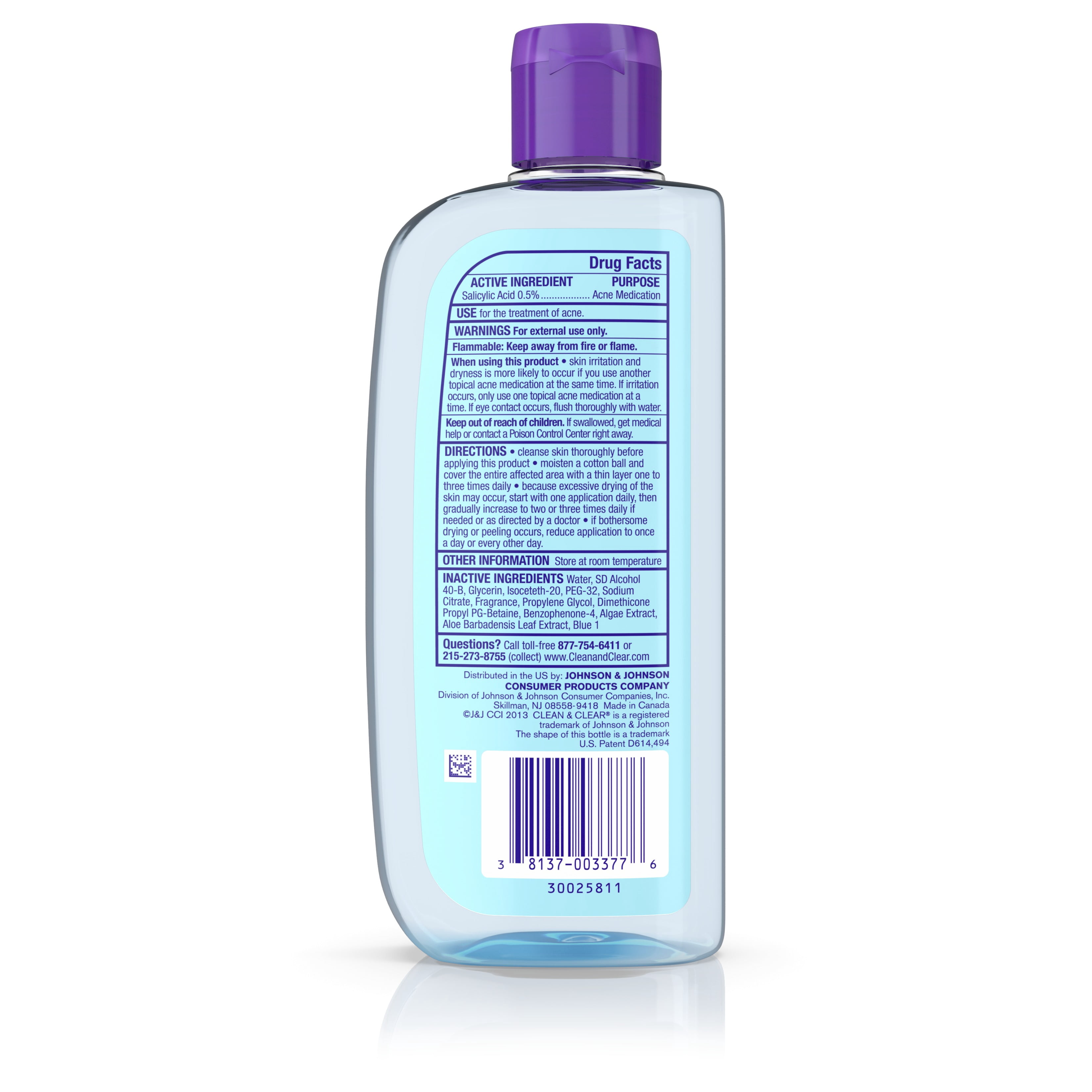 clean and clear toner with salicylic acid