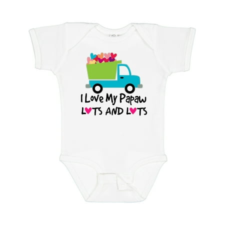 

Inktastic I Love My Papaw Grandchild Gift Baby Boy Bodysuit
