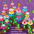 thumbnail image 3 of Flower Building Toy Set, 274 Pcs Flower Garden Building Toys for Girls Boys 3 4 5 6 7 Year Old, Educational Stem Build Flower Garden Toy, Kids Toddler Birthday Gift Ideas, 3 of 7