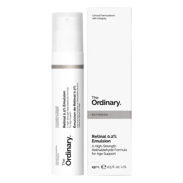 Emulsión THE ORDINARY Retinal al 0.2% para ayudar a personas de edad avanzada