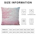 thumbnail image 5 of PHYHOO  Pale Pink Throw Pillow Cushion Cover, Japanese Cherry Blossom Sakura Tree with Romantic Influence Nature Theme, Decorative Square Accent Pillow Case, Pale Pink White, 5 of 5
