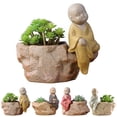 thumbnail image 2 of Succulent Pot Creative Cartoon Ceramic Flower Pot Gardening Pot for Home Office, 2 of 9