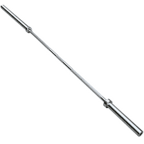 Renwick 7ft Chrome Olympic Barbell Weight Lifting Bar, Silver