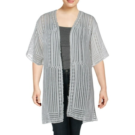 Lauren Ralph Lauren Womens Open Front Duster Cardigan Top