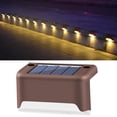 thumbnail image 1 of Luces de libre LED Sensor de movimiento seguridad Luz de pared con para puerta patio jardín cubierta porche escaleras de marrón DYNWAVEMX luces de paso de casa, 1 of 8