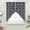 Black, variant on Grey Spring Floral Swag Curtains for Kitchen/Bedroom/Living Room, Farmhouse Flowers Elegant Pastoral Scalloped Curtains 63 Inch Long, Window Swag Topper Curtains Valances 2 Panels Set 36"x63"