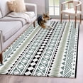thumbnail image 2 of Ethnic Tribe Boho Area Rug Washable 3x5 Entryway Rug Non-Slip Indoor Low Pile Geometric Diamonds Dots Modern Floor Carpet Small Rugs for Bedroom Office Living Room Kitchen Entrance Nursery, 2 of 9