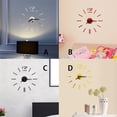 thumbnail image 4 of KITTEHIGM Wall Clock Modern Frameless Roman Numeral Wall Clock DIY Acrylic Mirror Wall Sticker Mural Decals for Home Living Room Office Decor Quiet Silent Quartz Timepiece, 4 of 4