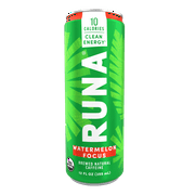 RUNA Energy Drink, Watermelon, 12 fl oz Can