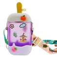 thumbnail image 5 of Ludlz Ice Cream 400ml Water Bottle BPA-Free Leakproof with Straw Adjustable Strap Fun Sippy Cup Adults Accessories, 5 of 8