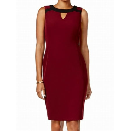Red sheath dress petite clothing women penney