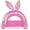 Pink, variant on POZA Inflatable Bunny Pool Float Tube - Confetti Premium UV Resistant Swim Ring Pool Float with Bunny Ears, Kids and Adult Pool Toys, Heavy Duty Inflatable Pool Floats for Pool - 36 Inches, Turquoise