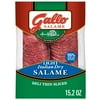 Gallo Salame Deli Thin Sliced Light Italian Dry Salami, Sliced Charcuterie Meat, 15.2 oz