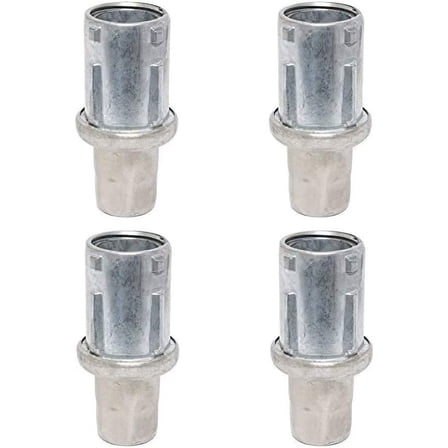 DuraSteel Adjustable Stainless Steel Bullet Feet for 1-5/8" O.D Tubing, Set of 4