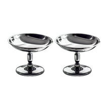 2PCS 304Stainless Steel Dessert Cups Ice Cream Cups Cups Dessert Serving Cups Suitable for Ice