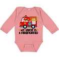 thumbnail image 3 of Inktastic Fireman Uncle is a Firefighter Boys or Girls Long Sleeve Baby Bodysuit, 3 of 5