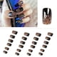 thumbnail image 4 of Puntas para decoración de uñas, 24 piezas, puntas de uñas postizas de cubierta completa desmontables, puntas de uñas compactas y livianas, 4 of 8
