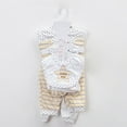 thumbnail image 2 of YDFCWX Layette Newborn Preemie Baby Girl Clothes Set Girl Baby 8Pcs Outfits Boy Girls Preemie Girls Baby Clothes Cotton Blend for 0-3Months Gifts Layette Set for 0-3 Months,Coffee, 2 of 5