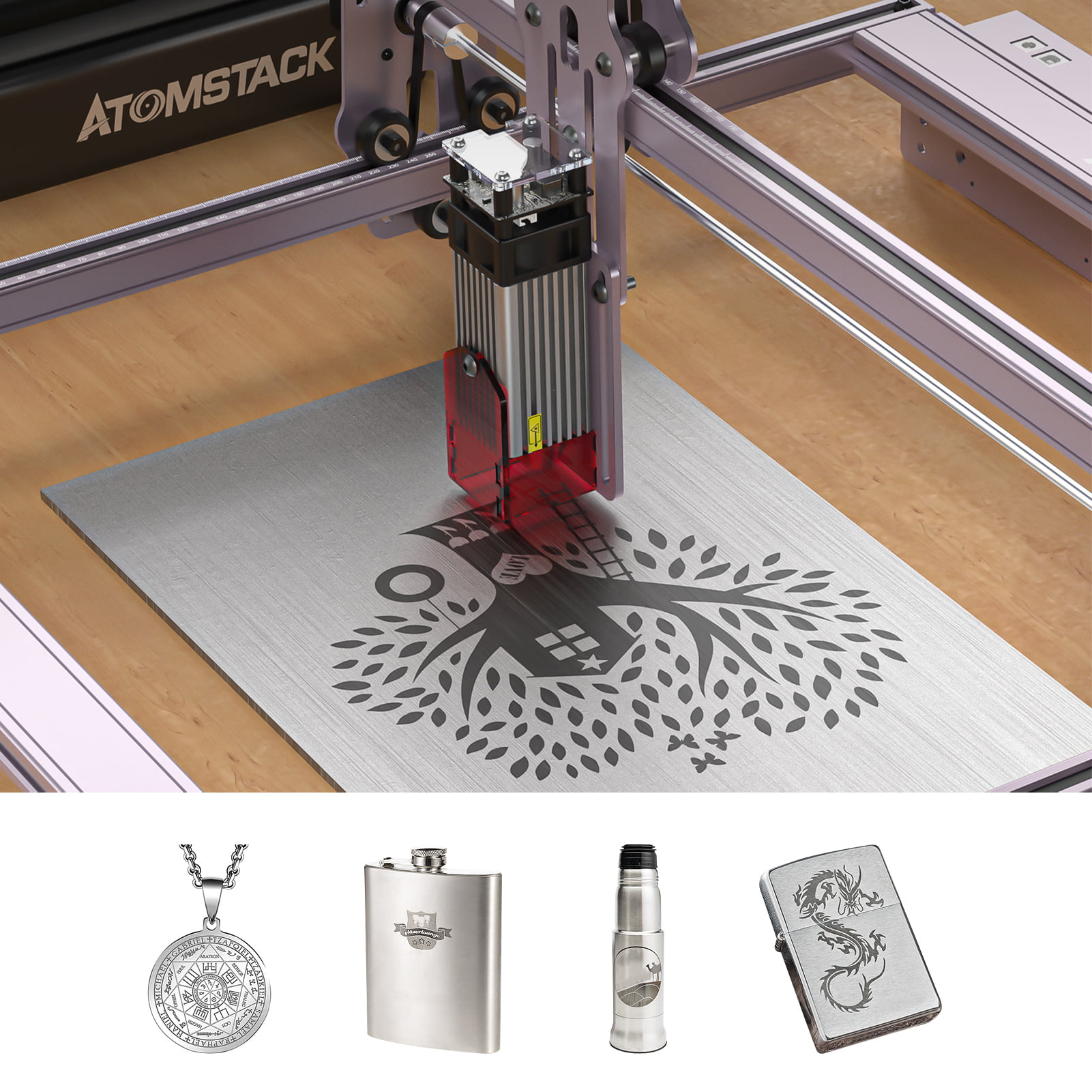ATOMSTACK A5 Pro 40W LaserEngraver CNC Desktop DIY Engraving