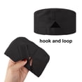 thumbnail image 3 of TOPTIE 2 Pcs Chef Hat for Men Women, Breathable Mesh Top Chef Cap with Hook and Loop, Kitchen Cooking Baking-Black, 3 of 7