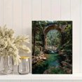 thumbnail image 2 of Nine Arches Bridge Sri Lanka Window View Canvas Print, Modern Window Style Scenic Art Ready To Hang, 2 of 8