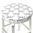 thumbnail image 3 of Lsque Labrador Retriever Dog Round Bar chair cushion covers Velvet Fabric Premium Comfort Protects from Scratches and Stains for 14-17 Inch Chair- 12 inch, 3 of 7