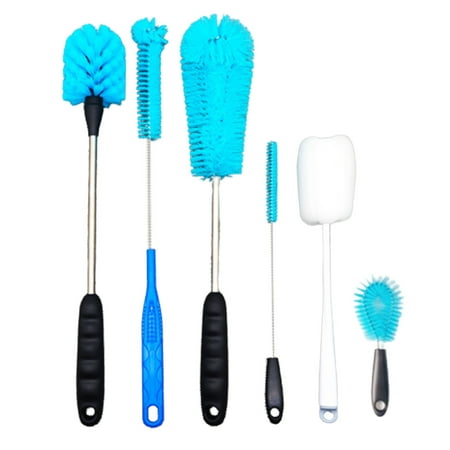 

Tool Box 6 Pcs Bottle Brush with Stainless Steel and Long Handle Used for Sports Bottles Baby Bottle Cups Coffee Mugs Glasswares Tumblers Wine Decanters Cleaning on Clearance