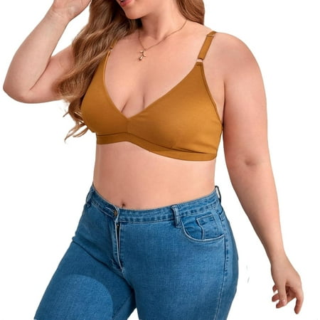 

A Piece Mustard Yellow Plus Size Bras & Bralettes (Women s)