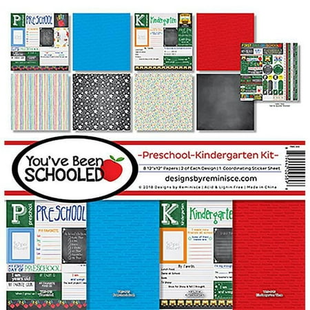 UPC: 0819443025903 | Reminisce Collection Kit 12 X12 -You ve Been Schooled  Preschool/Kinder