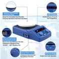 thumbnail image 2 of Agitador magnético Hot Plate FOUR E'S SCIENTIFIC Max 5L 280°C, 2 of 6