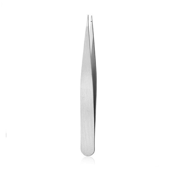 Fiudx Pinzas para Cejas, Precisión, Punta Inclinada, Moldeador Multiusos, Depilación Facial, Herramienta de Belleza Femenina, Diseño de Acero Inoxidable