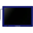 thumbnail image 2 of Televisor LED portátil Recargable de 14 Pulgadas con HDMI, SD/MMC, USB, VGA, Entrada y Salida AV y sintonizador Digital Integrado, Azul, 2 of 5