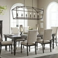 thumbnail image 2 of Vanity Art 6 Lights 14.96" Kitchen Living Room Island Linear Pendant Chandelier Modern Hanging Light, 2 of 9