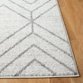 thumbnail image 4 of SAFAVIEH Adirondack Caitriona Geometric Squares Area Rug, Light Grey/Dark Grey, 6' x 6' Square, 4 of 14