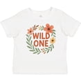 thumbnail image 3 of Inktastic Wild One Floral First Birthday Boys or Girls Baby T-Shirt, 3 of 5