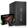 thumbnail image 1 of RGB Desktop PC – Intel Core i5 Processor upto 4.0 GHz 16GB DDR4 RAM 256GB SSD WiFi Bluetooth Windows 11 Pro RGB Gaming Keyboard Mouse Refurbished, 1 of 5