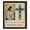 Black2, variant on SHURUIMA Handmade Sea Glass Cross Framed Wall Art 8.27 Inch Inspirational Quote Religious Wall Decor Wooden Frame Bedroom Living Room Encouragement Artwork