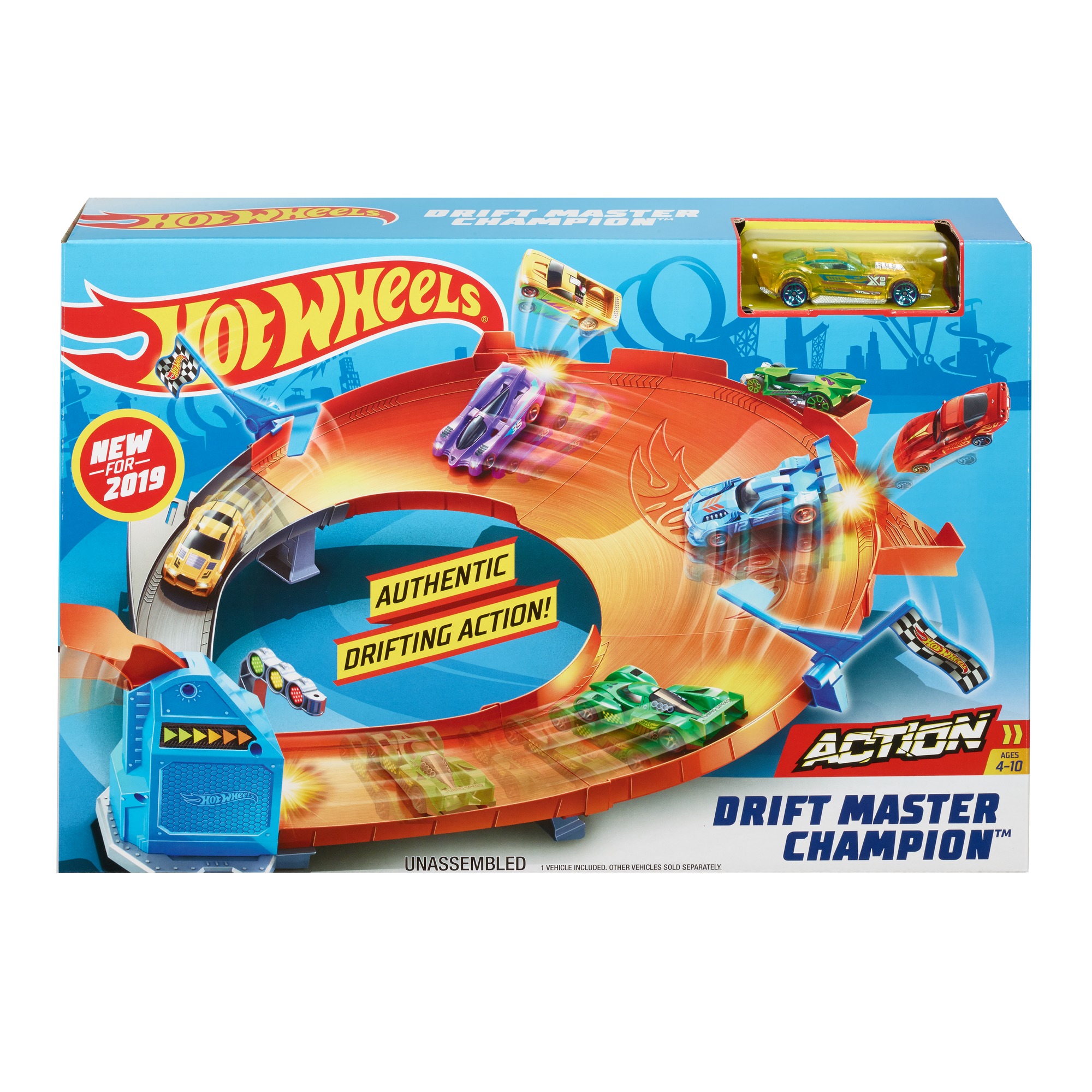 Hot Wheels Drift Master Champion Racing Vehicle Playset - image 3 of 10