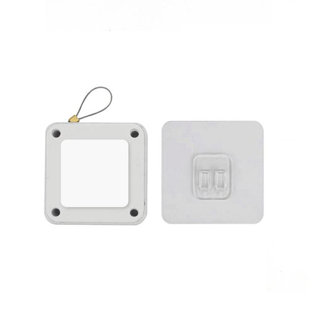 Cierrapuertas automático con sensor sin perforaciones Cierrapuertas corredizo para el hogar (blanco)