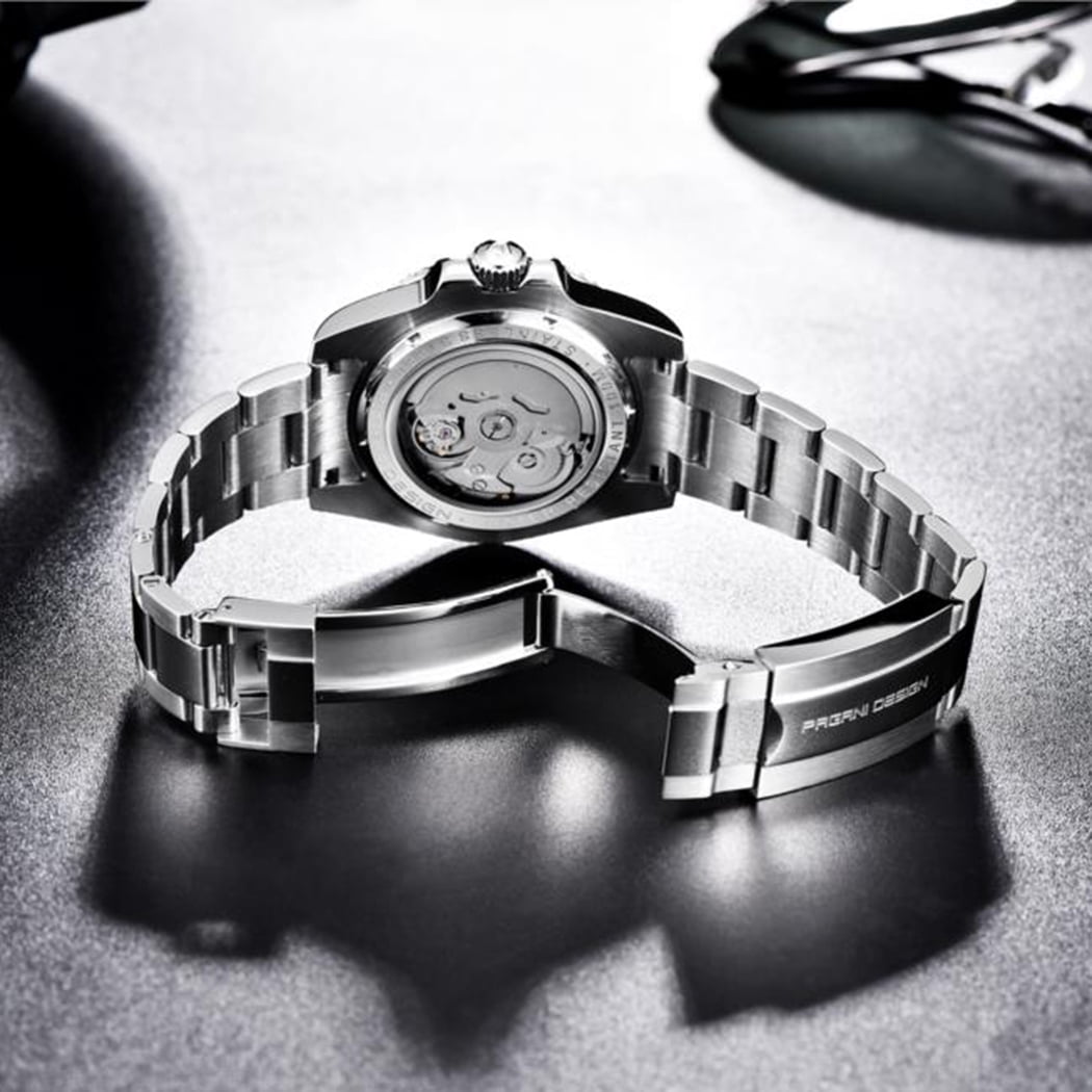 PAGANI DESIGN Automatic Men's Watches 40mm Waterproof Mechanical Wrist Watch for Men Sports Stainless Steel Watches