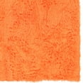 thumbnail image 2 of Linon Faux Solid Modern Area Rug, Orange, 2 of 7