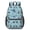 Police and Helicopter, variant on Police and Baton Blue Pattern 17" School Backpacks for Teens,Waterproof Oxford Fabric,S-Shape Padded Straps for School,Travel,Hiking,Camping